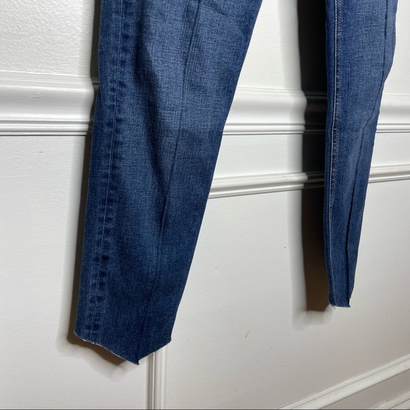 Rag & Bone High Rise Skinny Pintuck Diagonal Hem Jean Womens 29 - Picture 6 of 13